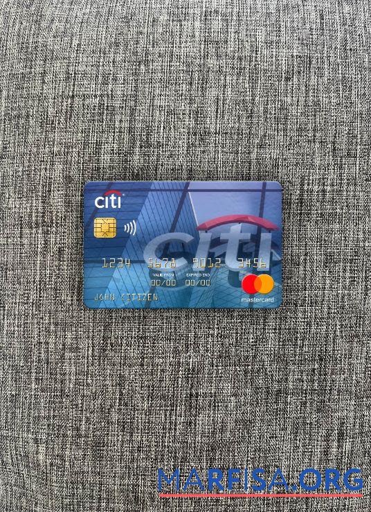 Printable Peru Citibank mastercard photolook front sample